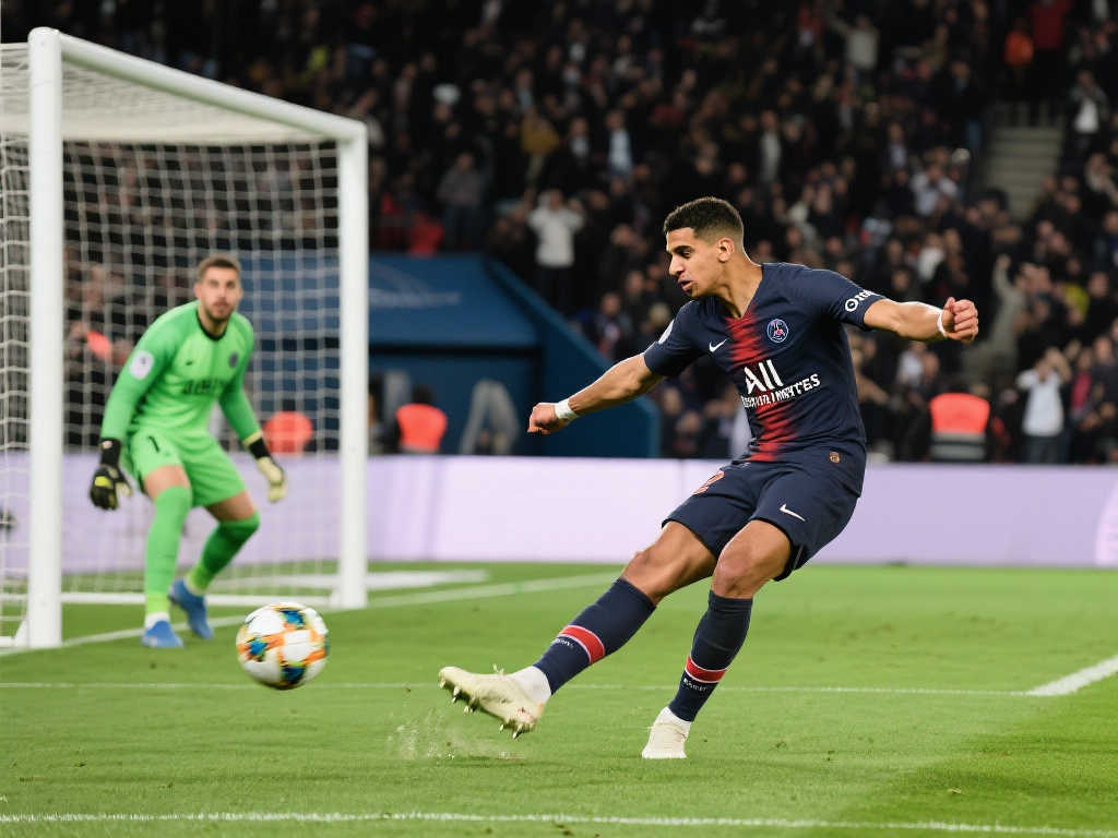 阿什拉夫抽射建功助巴黎锁定胜局，赛后荣膺全场最佳